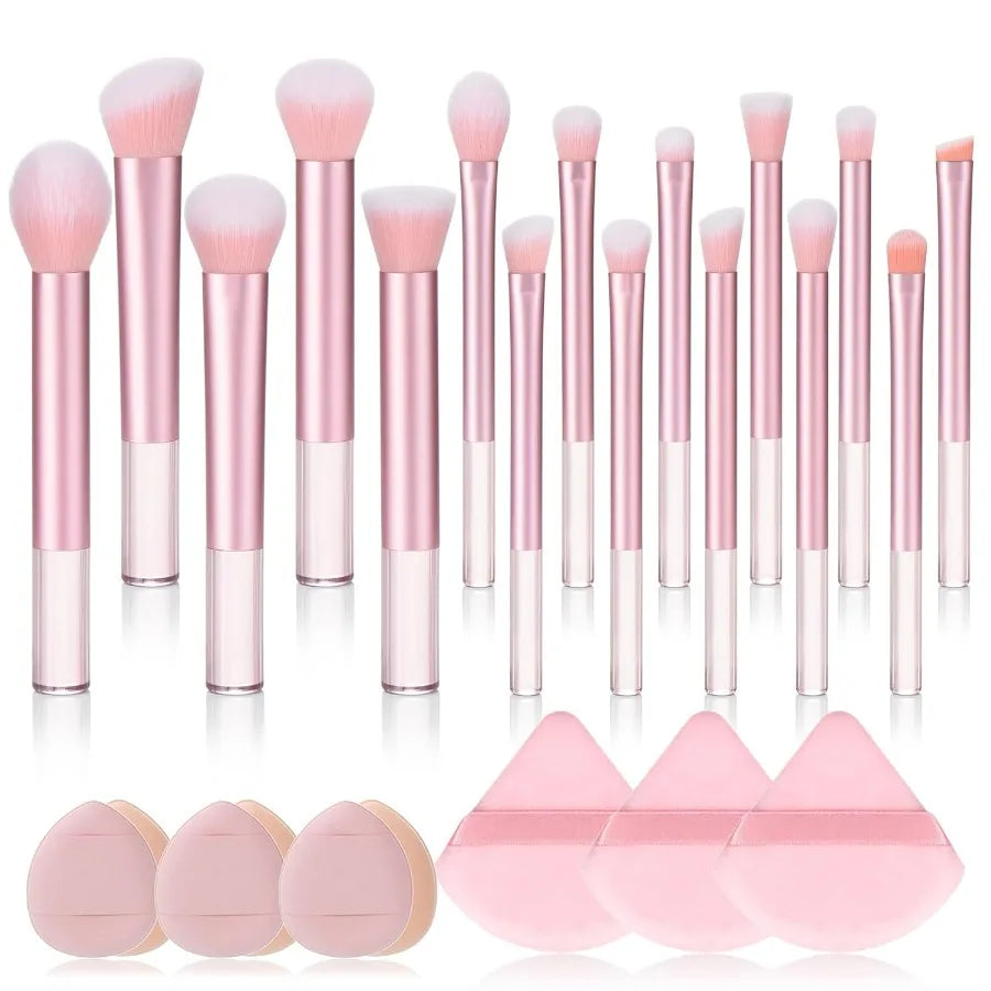 Makeup Brushes Set 22 Pcs Makeup Kit With Case Premium Soft Synthetic Hair Foundation Brush Concealer Brush Eyeshadow Brush Tra