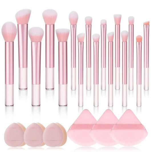 Makeup Brushes Set 22 Pcs Makeup Kit With Case Premium Soft Synthetic Hair Foundation Brush Concealer Brush Eyeshadow Brush Tra