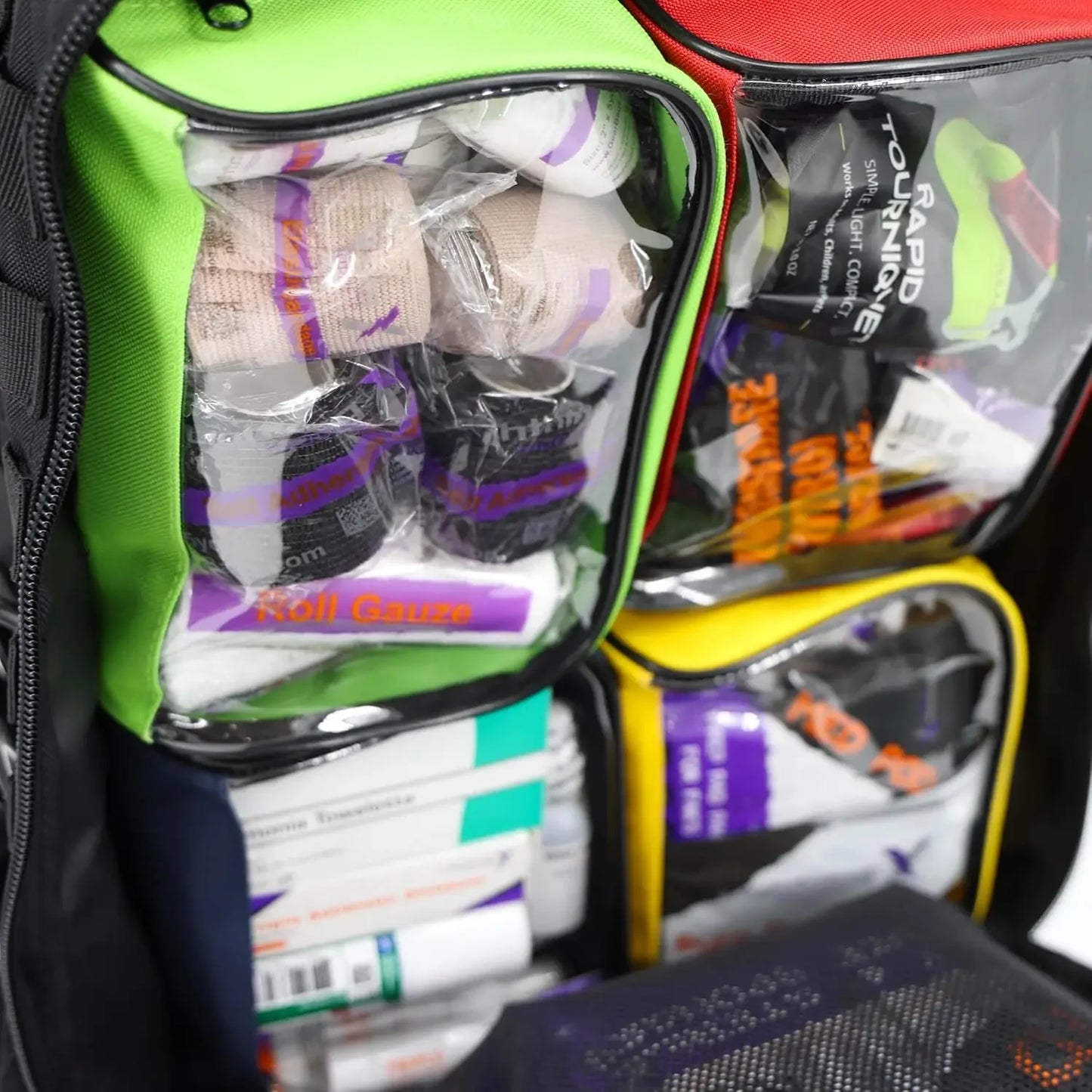 Fully Stocked TacMed First Responder Trauma Medical Backpack EMT Kit | MB45-SKF | w/Professional