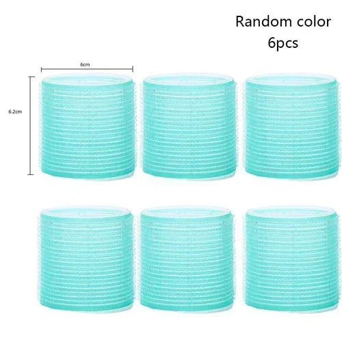 Heatless Hair Rollers Self Grip Hook Curlers Jumbo Set