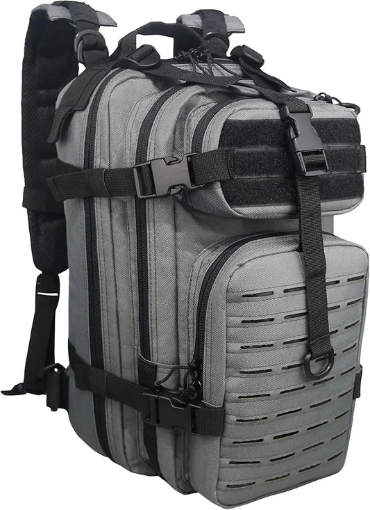 Stocked EMS/EMT Trauma & Bleeding First Aid Responder Medical Backpack + Kit (Grey)