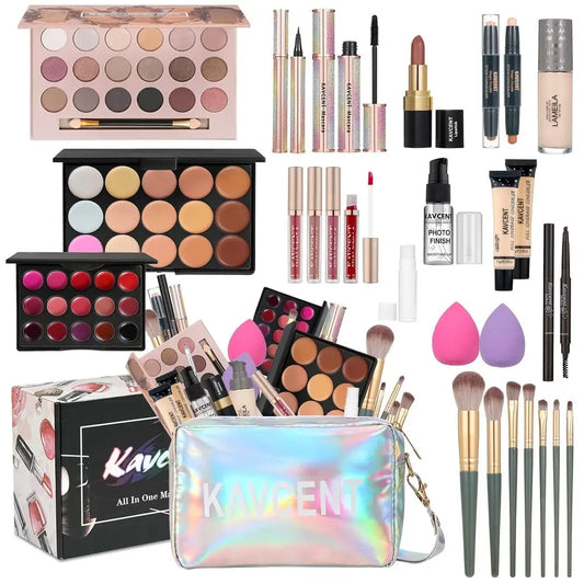 Teen Makeup Kit With Eye Palette And Foundation All In One
