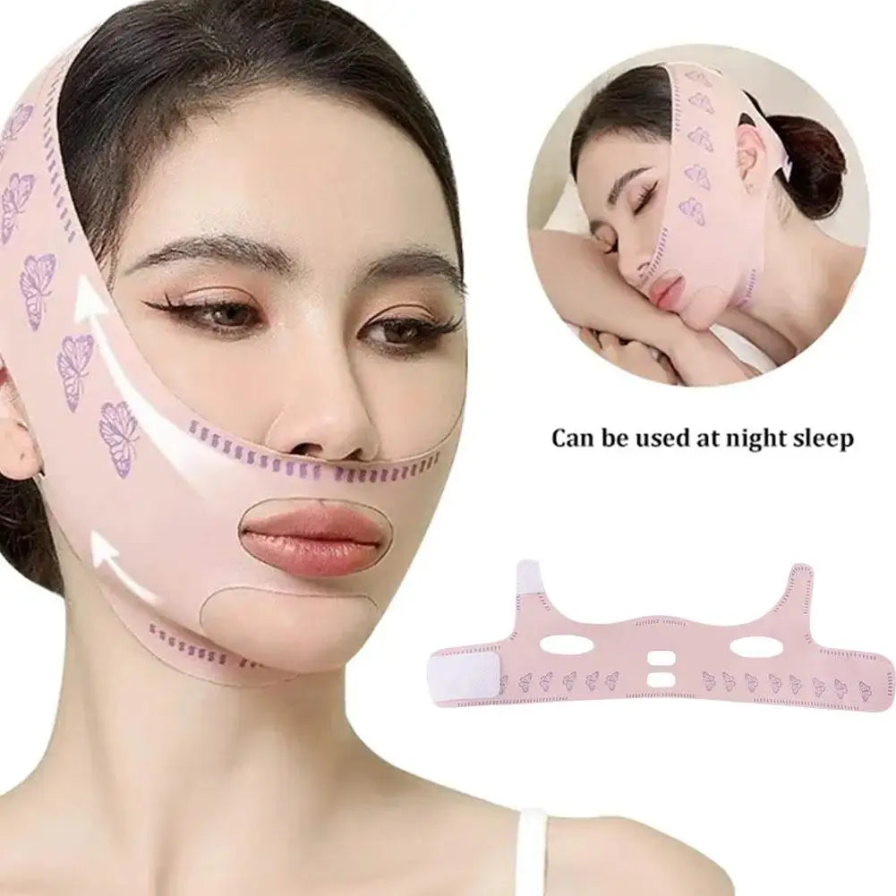 3D Reusable Face lifting Mask Anti Slimming Bandage V Shaper Full Face Lift Slim Sleeping face Mask Beauty Breathable