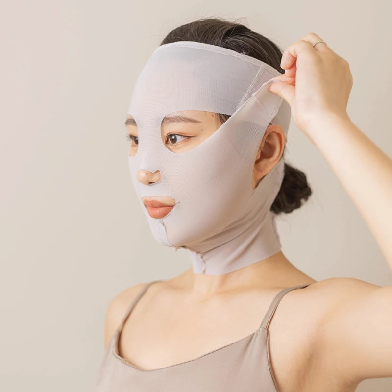 3D Reusable Breathable Beauty Women Anti Wrinkle Slimming Bandage V Shaper Full Face Lift Sleeping Mask