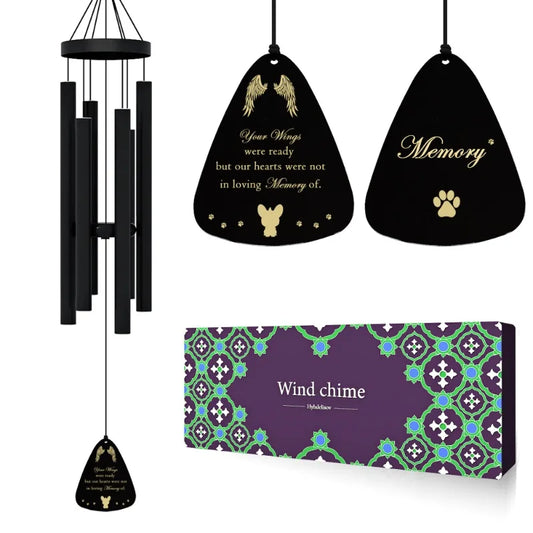 Dog Memorial Gifts for Loss of Dog, Pet Memorial Wind Chime, Loss of Dog Sympathy Gift, Dog Remembrance Gift in Memory of Dog