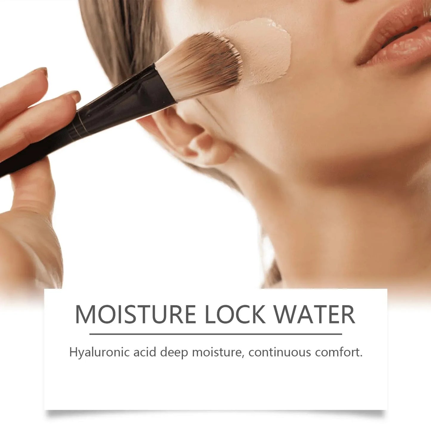 3PCS Ivory White Concealer Foundation Waterproof No Creasing Long-lasting Moisturizing No Separation Concealer Primer Makeup