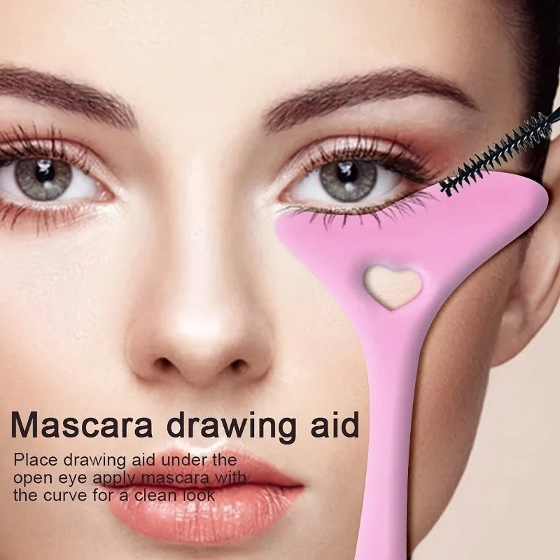 2025 Multi-Functional Silicone Eyeliner Mold, Eyebrow Trimming & Lip Line Tool, Reusable Makeup Set for Women’s Perfect Look