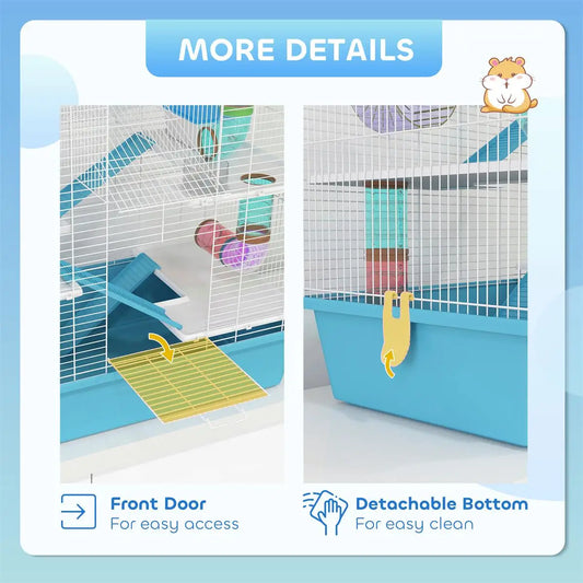 Escapade Hamster Cage Easy Clean Safe Habitat For Pets