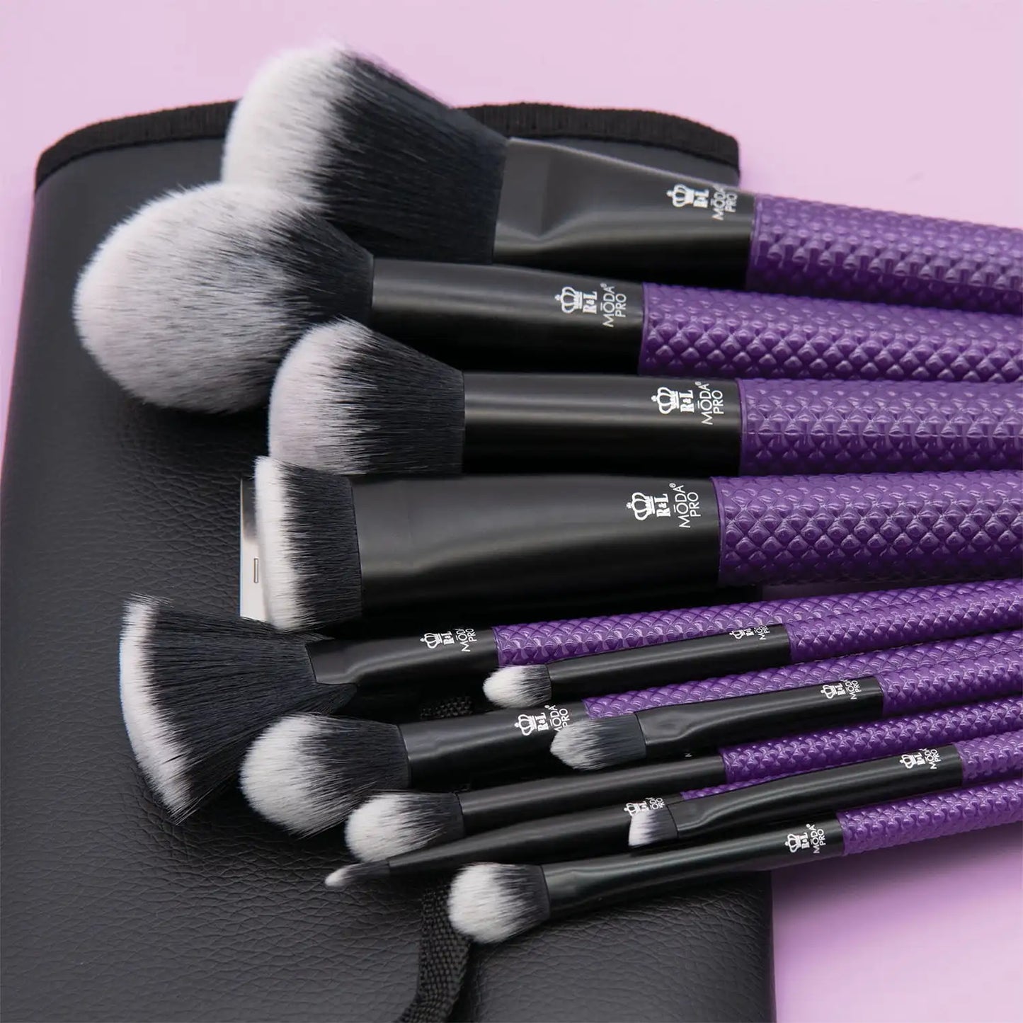 Purple 13pc Makeup Brush Kit