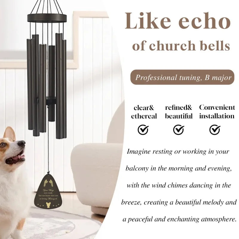 Dog Memorial Gifts for Loss of Dog, Pet Memorial Wind Chime, Loss of Dog Sympathy Gift, Dog Remembrance Gift in Memory of Dog