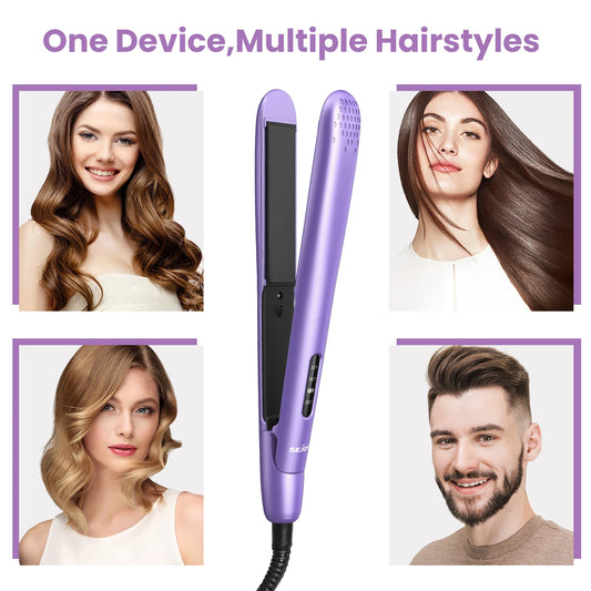 Sejoy 110V 220V Professional Hair Curling Iron Straightener