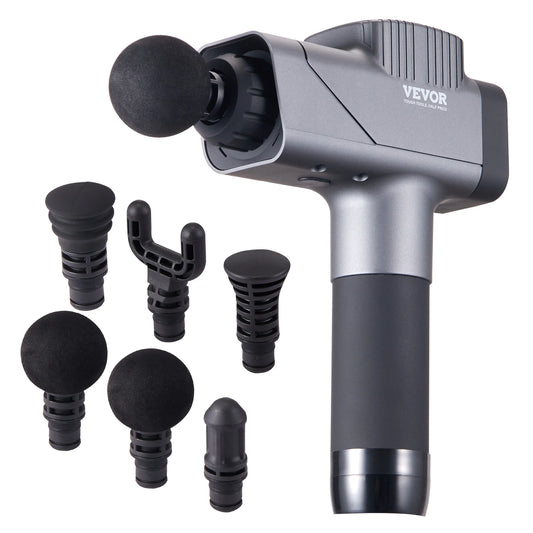 SucceBuy Deep Tissue Massage Gun 8 Speed Levels 6 Heads