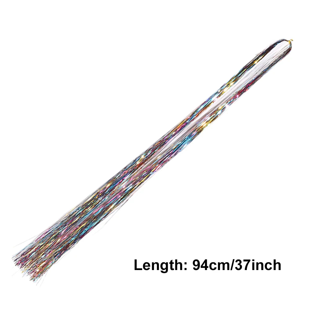 Glitter Hair Tinsel for Women Fairy Sparkling Hair Accessory
