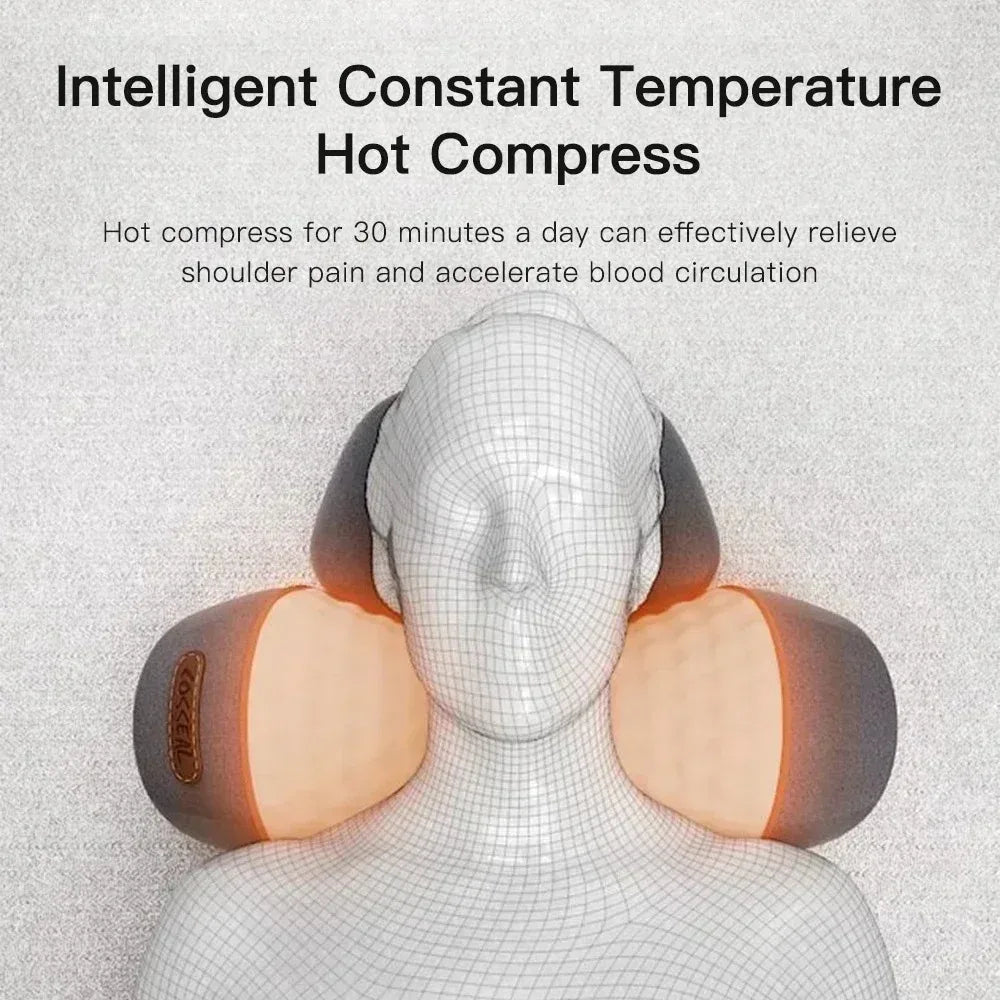 Okayso Electric Neck Massager Cervical Pillow Traction
