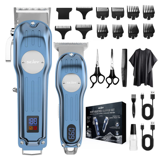 Sejoy Professional Hair Clipper Kit For Men Cordless