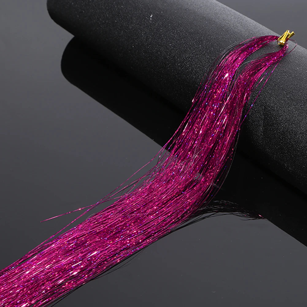 Glitter Hair Tinsel for Women Fairy Sparkling Hair Accessory