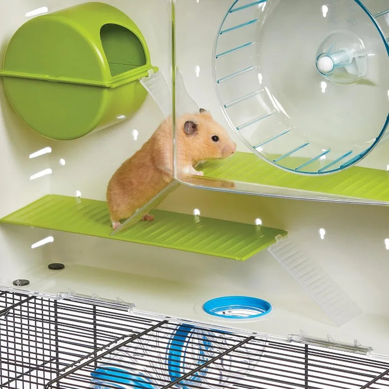 Hamster Arcade Cage White Awesome Multi Level Home 18 Inch
