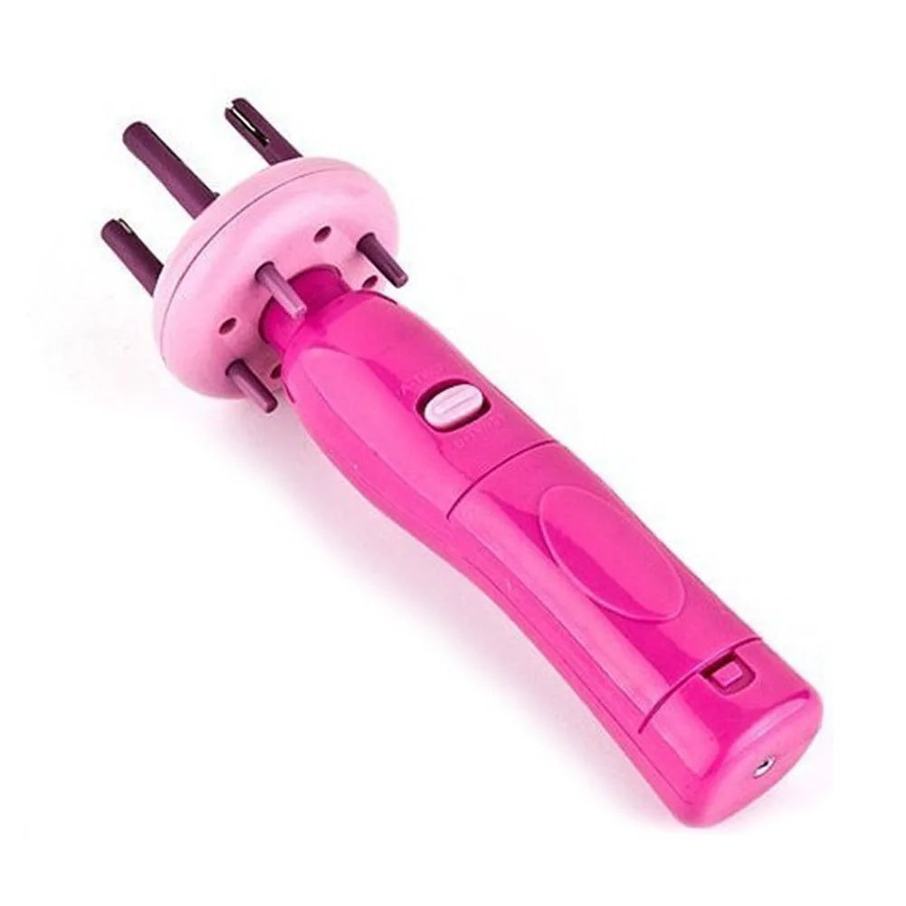 Automatic Hair Braider Roller Twist Device With Battery
