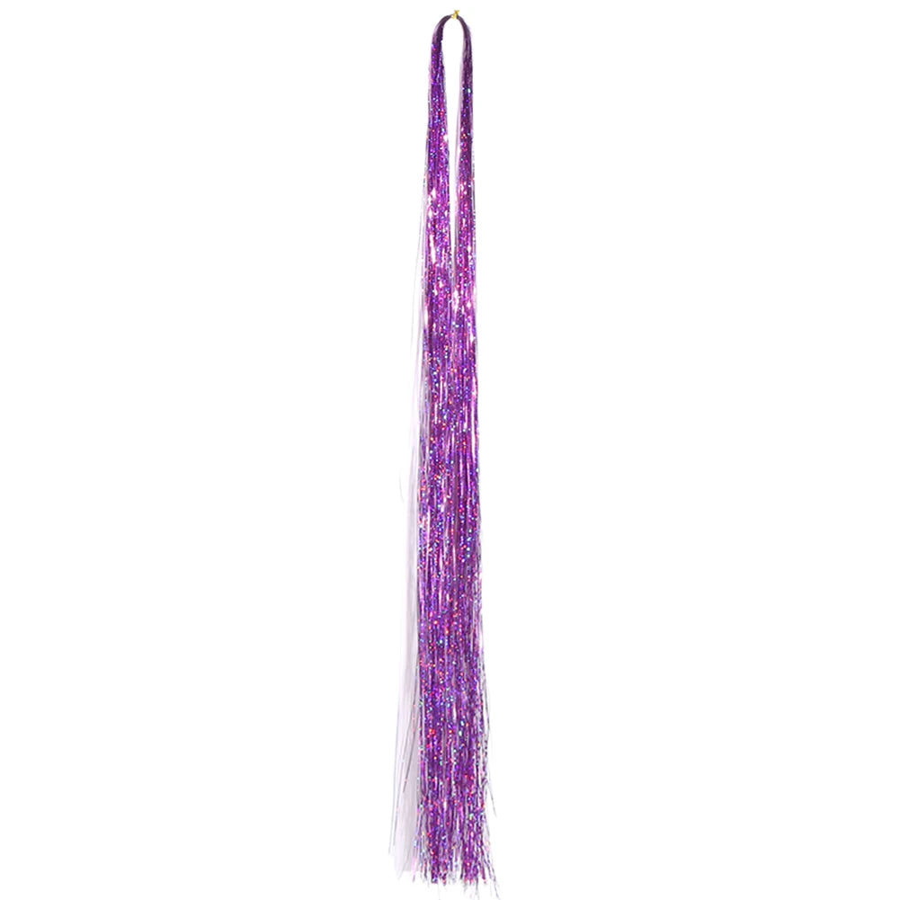 Glitter Hair Tinsel for Women Fairy Sparkling Hair Accessory