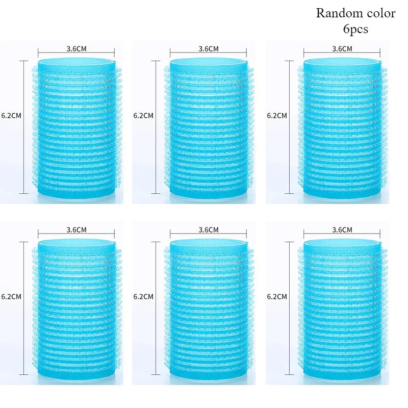 Heatless Hair Rollers Self Grip Hook Curlers Jumbo Set