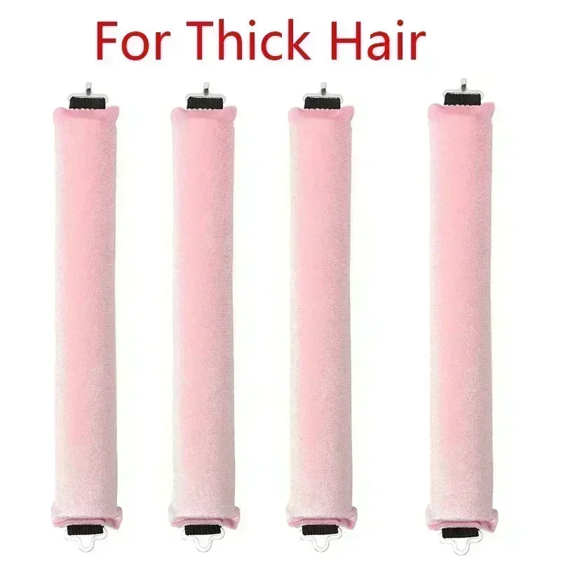 Heatless Hair Curlers No Heat Sleep Headband Soft Rods Hook