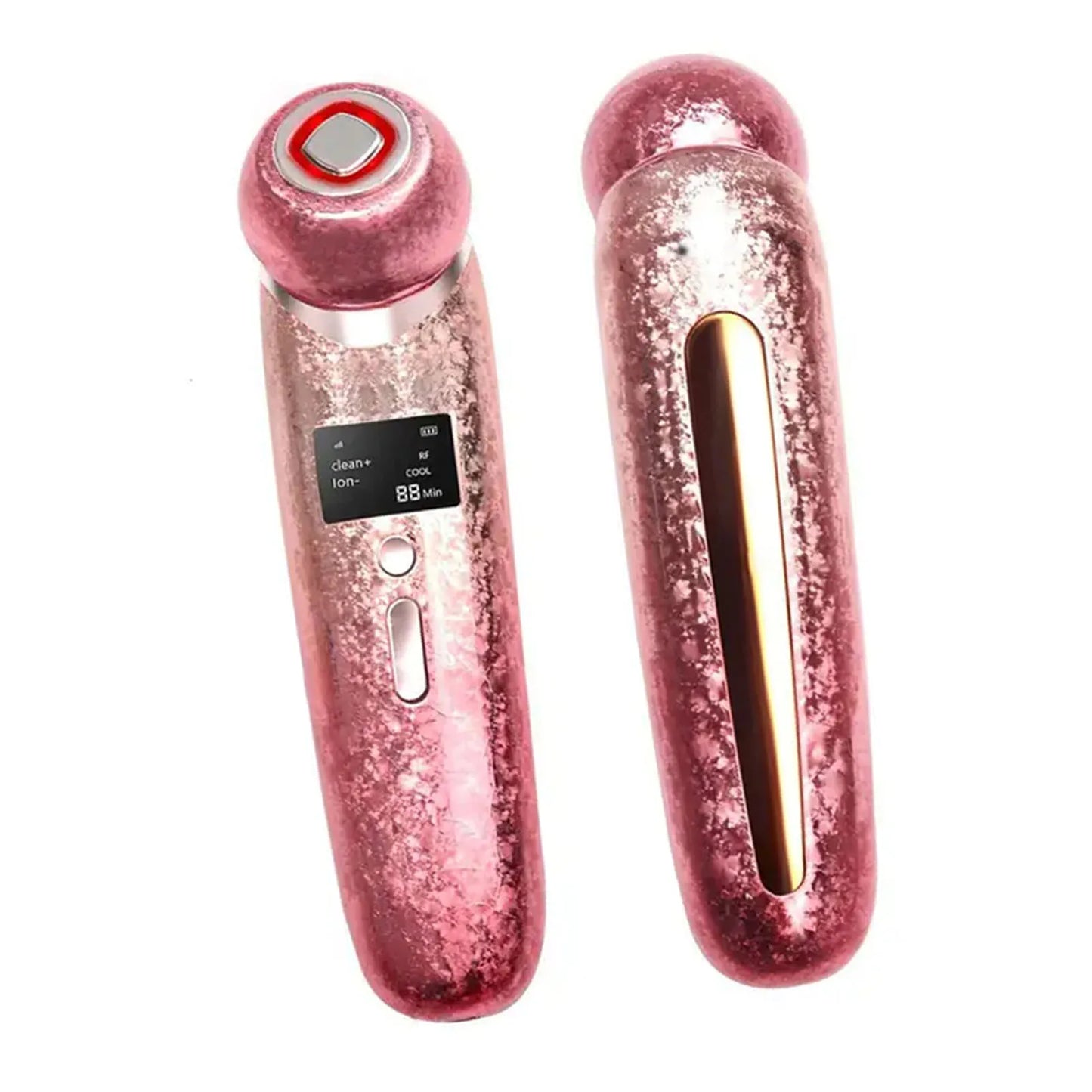 Facial Massager Face Beauty Device LCD Face Beauty Device Neck Skin Care Facial Massager High Frequency Vibration Women Men Gift