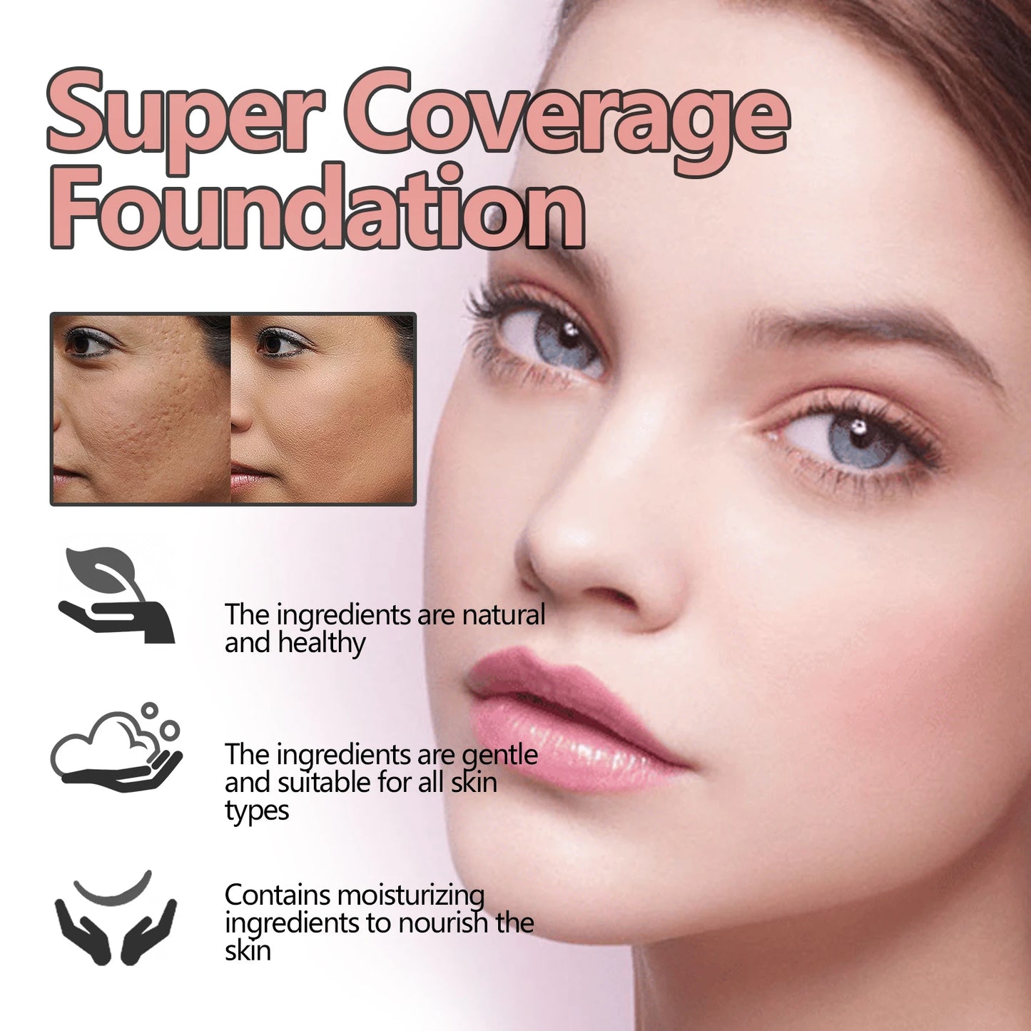 Eelhoe Liquid Foundation Pore Soft Focus Base Concealer