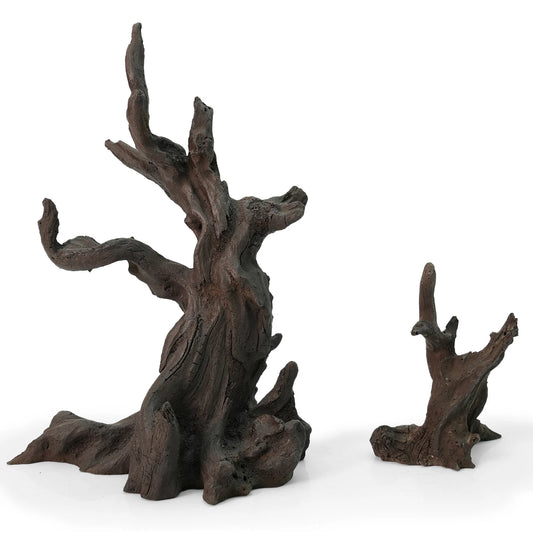 FZONE Resin Driftwood Tree Aquascaping Set For Nano Tanks
