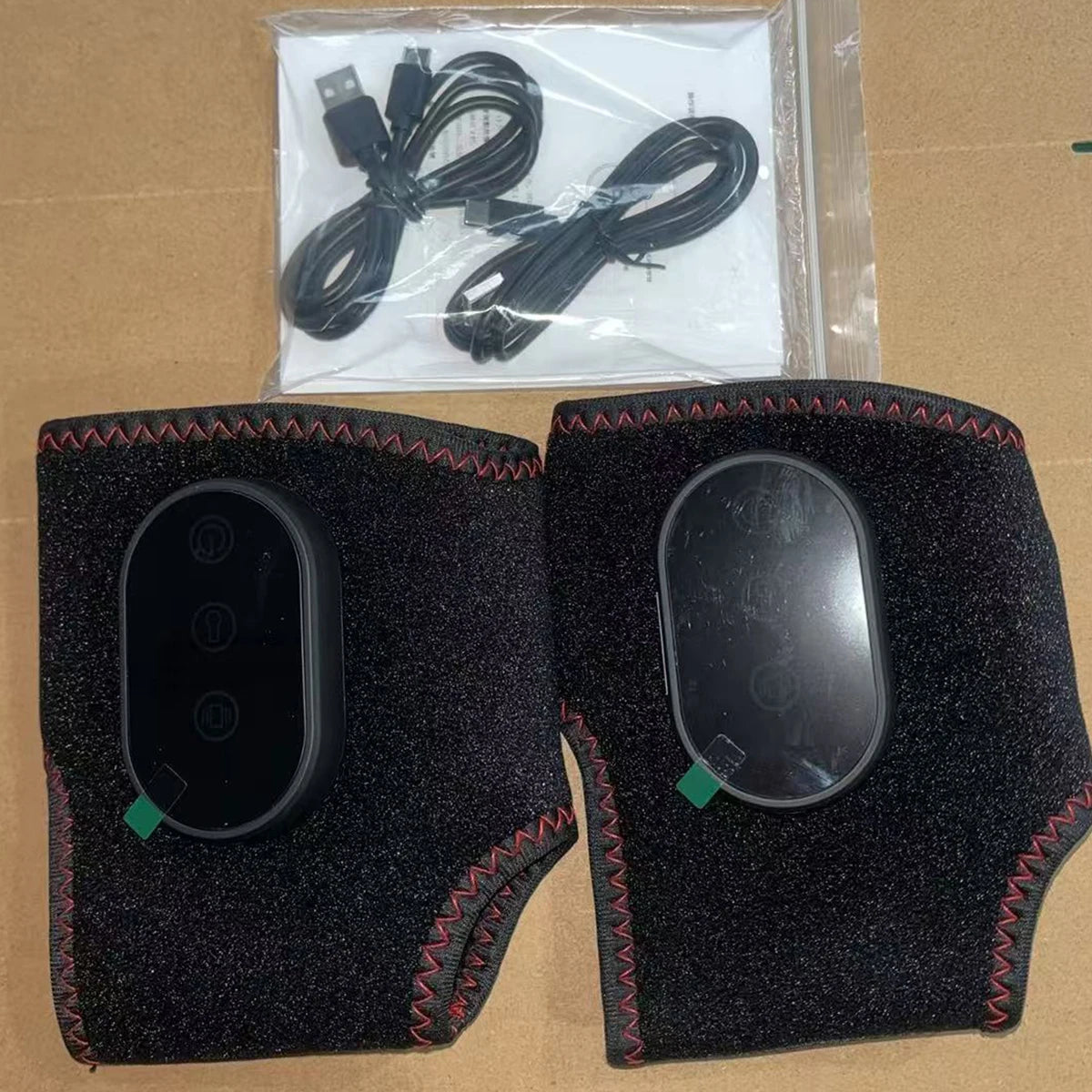 Rechargeable Ankle Massager With Smart Timing And Sensing