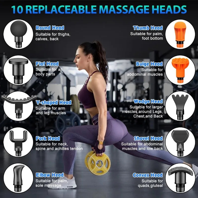 TOLOCO Deep Tissue Massage Gun For Muscle Pain Relief