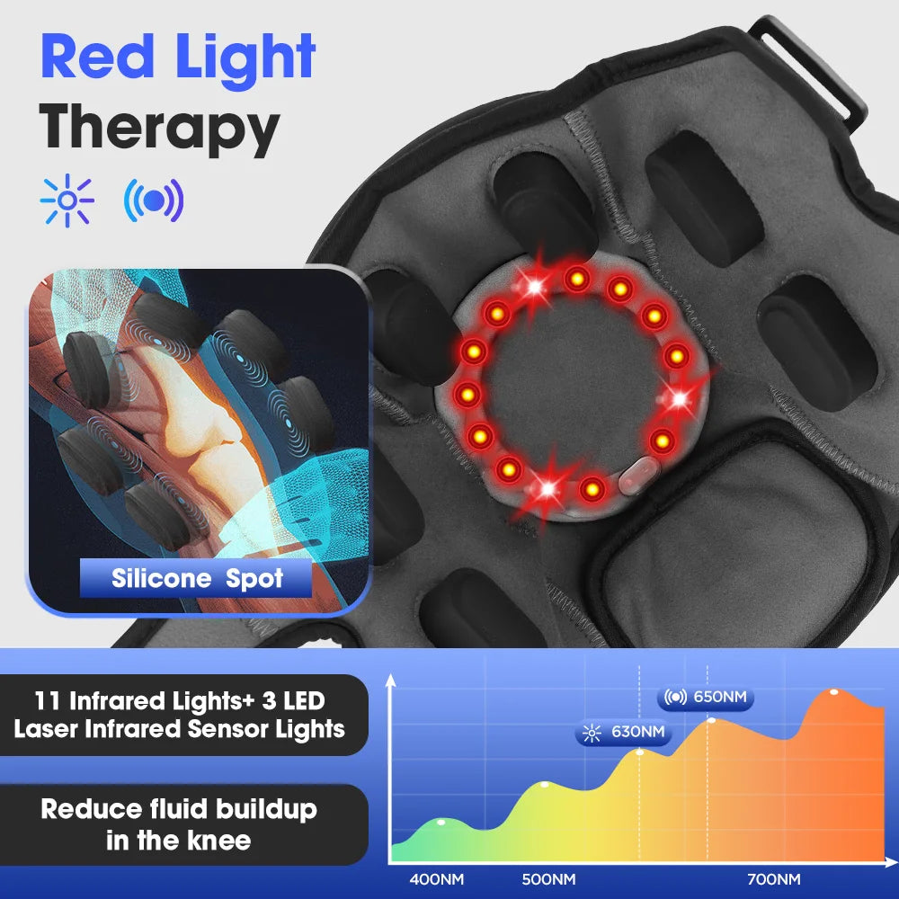 3 In 1 Smart Knee Massager With Vibration And Infrared Heat