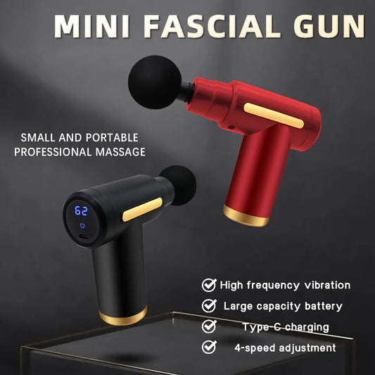Portable Digital Fascia Gun Massager With LED Display