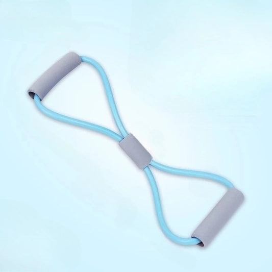 Tensile Tape Yoga Resistance Band Chest Expander 8 Shape Fitness Resistance Bands Crossfit Exercise Solid Color