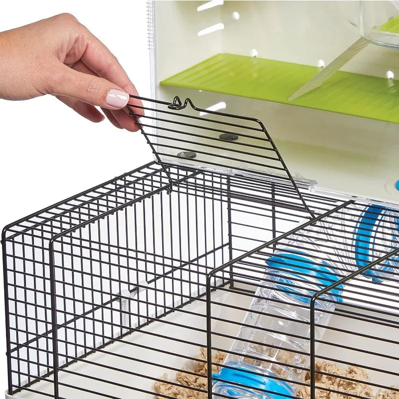 Hamster Arcade Cage White Awesome Multi Level Home 18 Inch