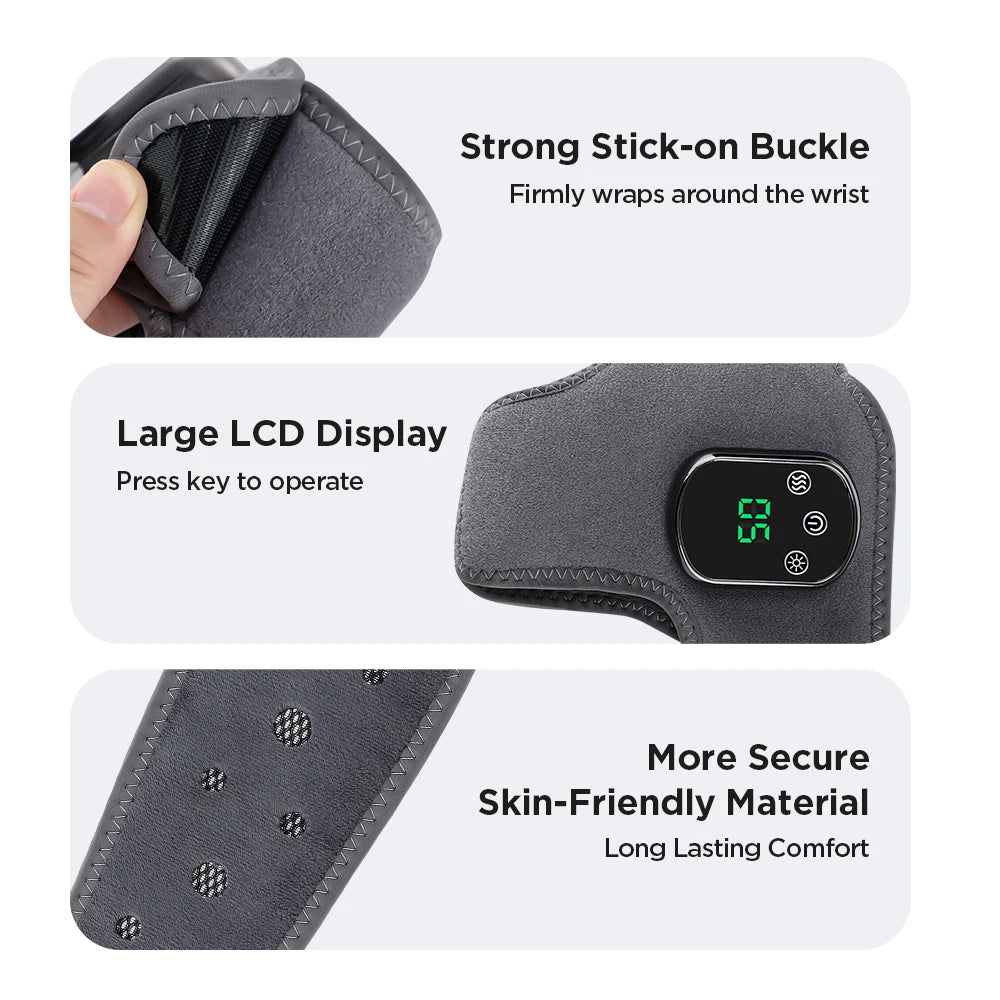 Electric Foot Heat Massager With Vibration Ankle Brace