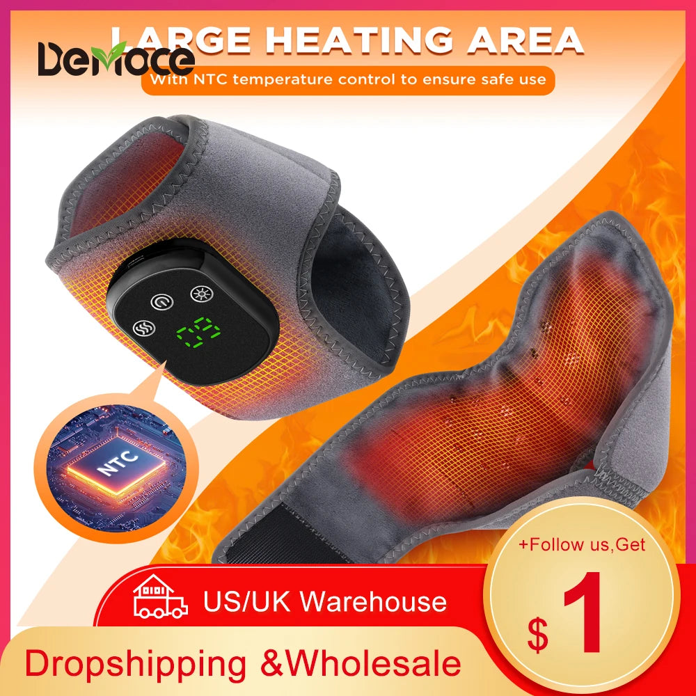 Foot Heat Massager USB Vibration Hot Compress Ankle Joint