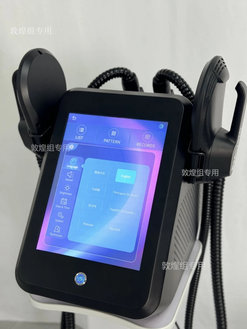 EMS Body Sculpt Fat Removal Machine 4 Handles RF Portable