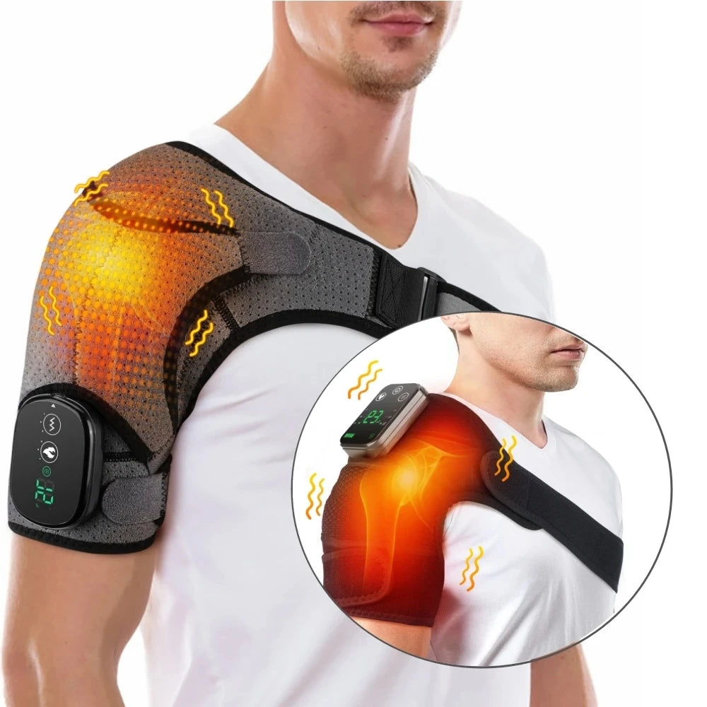 Electric Heating Pad Shoulder Massager Arthritis Relief