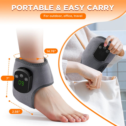 Foot Heat Massager USB Vibration Hot Compress Ankle Joint