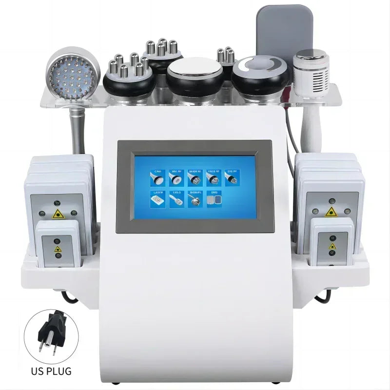 9 In 1 Ultrasonic Cavitation Slimming Machine 40K Multi Polar