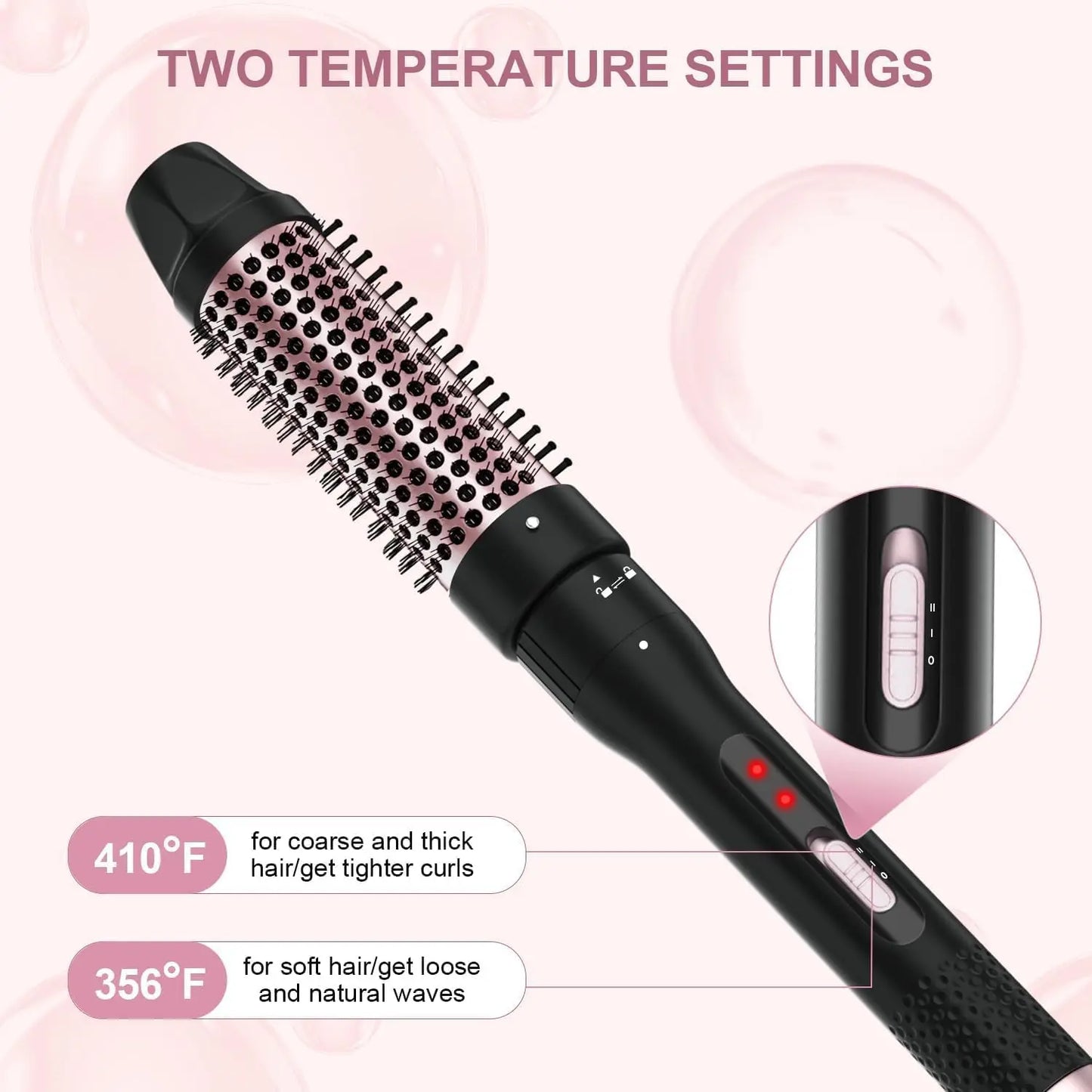 Thermal Round Curling Brush 1.5 Inch Hair Dryer Styler