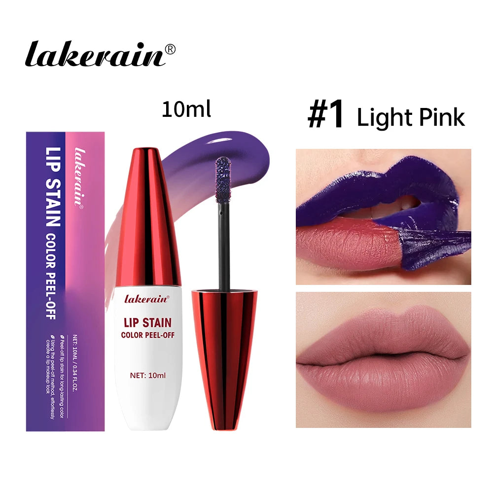 Peel Off Lip Gloss Matte Natural Mist Lip Tinted Waterproof Long Lasting Lipstick Woman Makeup Tear Contour Stain Cosmetic
