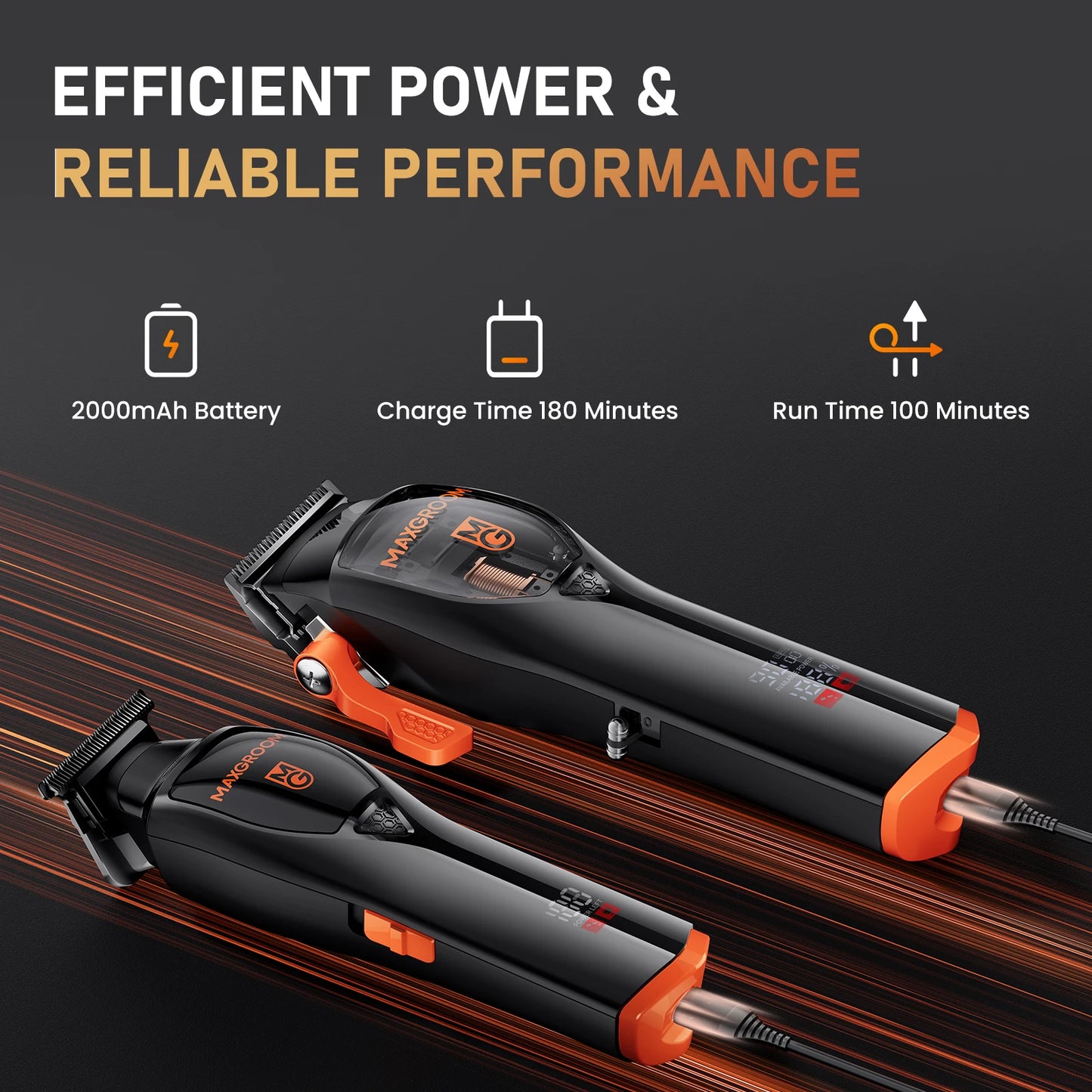 Maxgroom Professional Cordless Hair Clippers Set For Men
