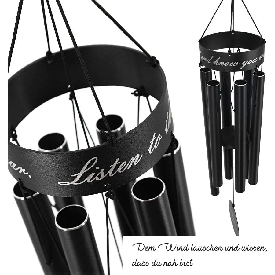 Pet Memorial Wind Chime 30 Inches Paw Print Pet Remembrance Gift to Honor and Remember a Dog Cat or Other Pet Premium Metal Win