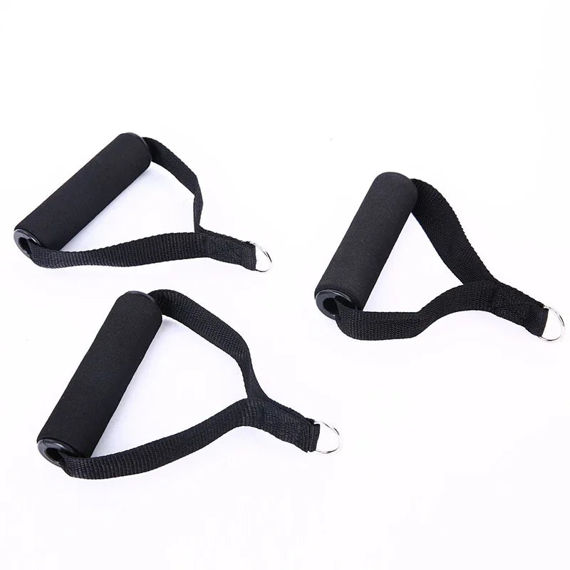 1 Pair Pull Rope Grip Fitness Handles - Exercise Band Handles for Yoga Hammock & Resistance Bands Training