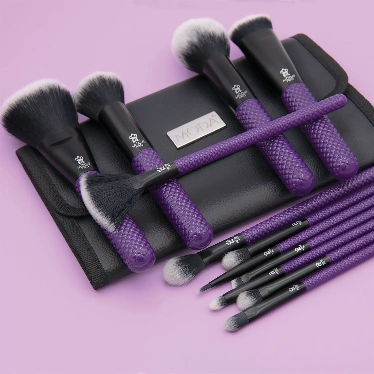 Purple 13pc Makeup Brush Kit