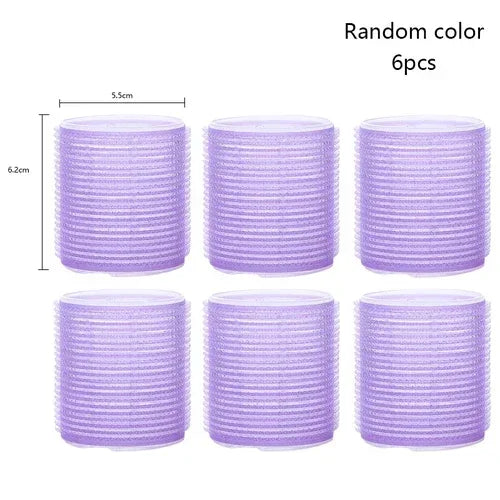 Heatless Hair Rollers Self Grip Hook Curlers Jumbo Set