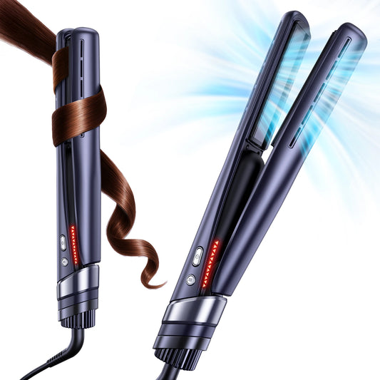 BOPCAL 3 In 1 Cold Air Straightener Flat Iron Negative Ion