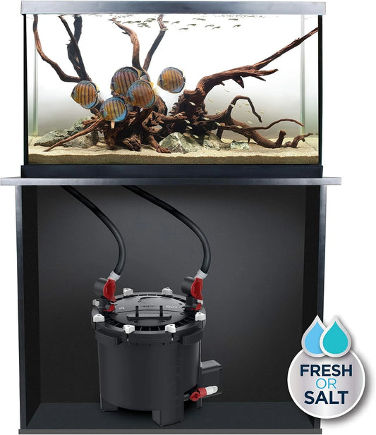 FX4 High Performance Canister Aquarium Filter - Multi-Stage Filtration, Built-In Powered Water Change System