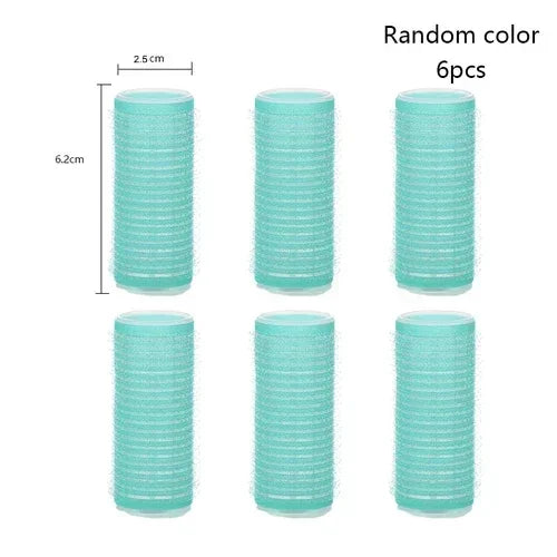 Heatless Hair Rollers Self Grip Hook Curlers Jumbo Set